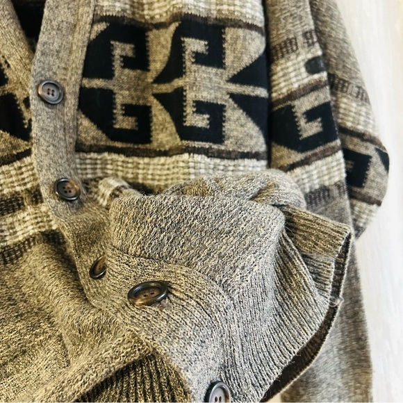 Vintage 80s Porto Cruz cottage grandpa cardigan - Picture 4 of 7